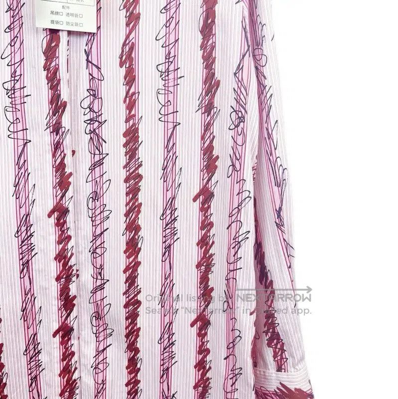 Burberry Burberry Long Sleeve Red Cotton Shirt. Size XL / US 12-14 / IT 48-50 - 4 Thumbnail