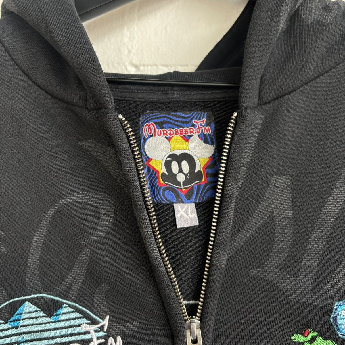 murd333r.fm Black Murd333r.fm Zip Up Jacket Size US XL / EU 56 / 4 - 4 Thumbnail