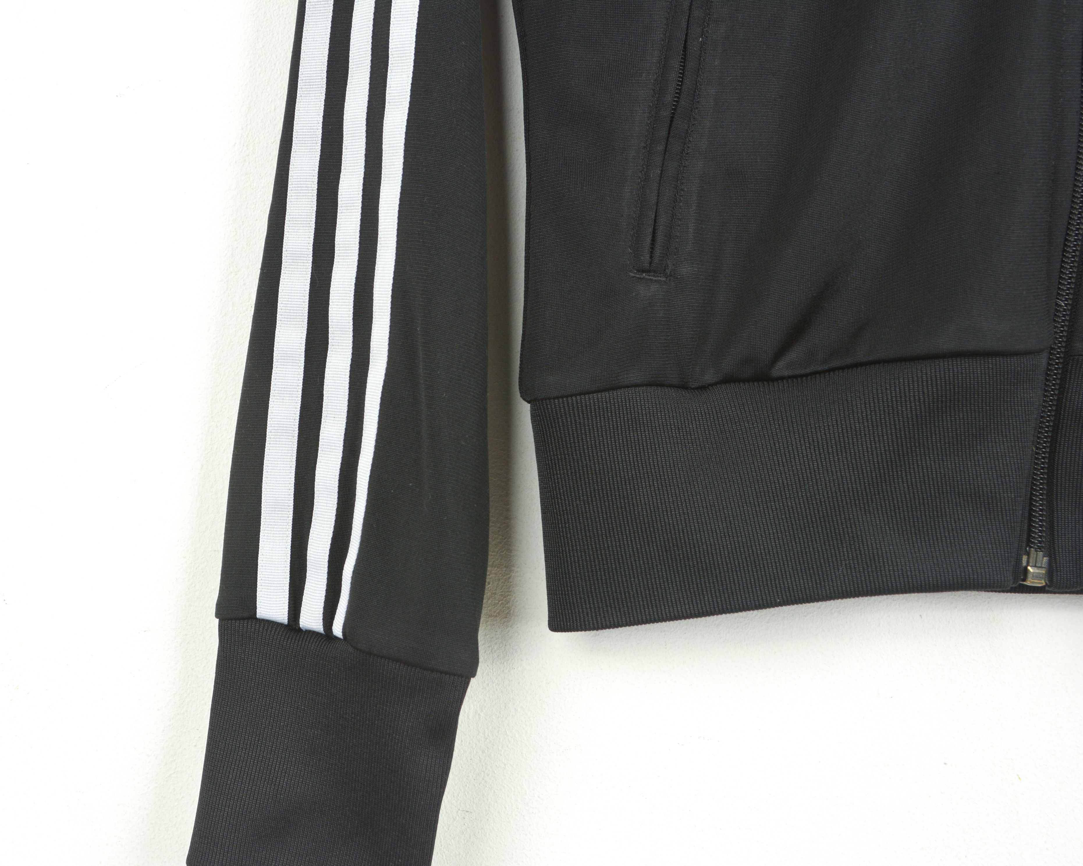 Adidas UK 8 Womens S Tracksuit Jacket Sweatshirt US 4 Sport Black Size S / US 4 / IT 40 - 3 Thumbnail