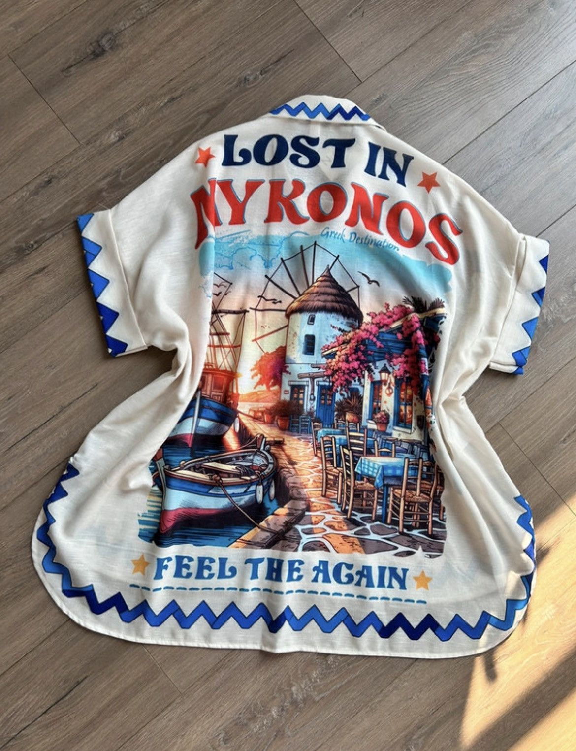 Other NOS Paris white mykons shirt pronted one size Size ONE SIZE - 13 Thumbnail