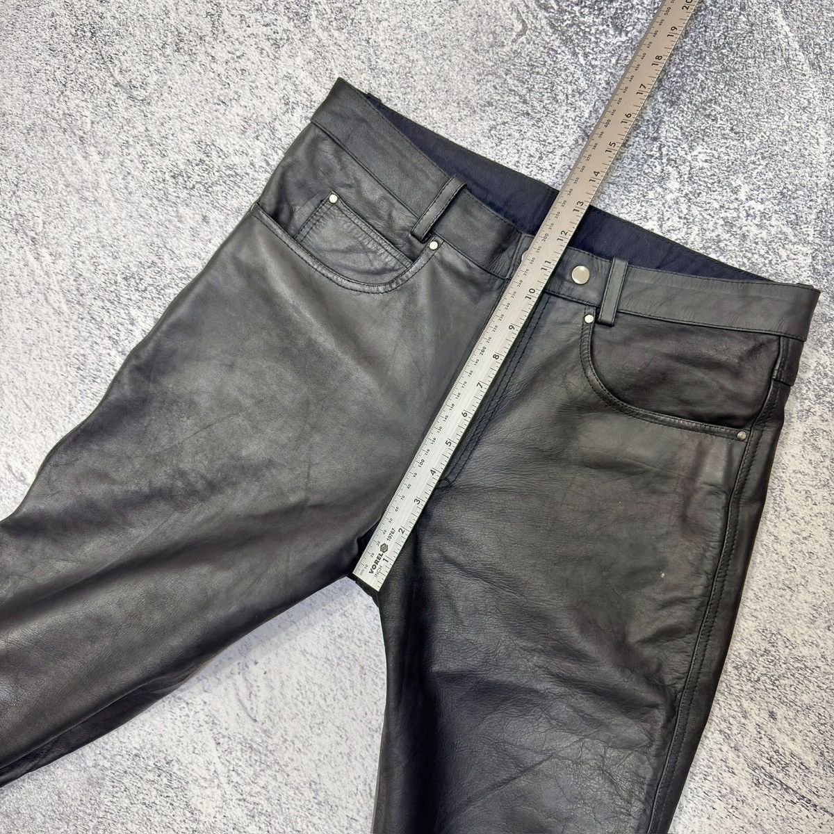 Genuine Leather Held The Emotion Black Genuine Leather Pants 32 size M Size US 32 / EU 48 - 21 Thumbnail