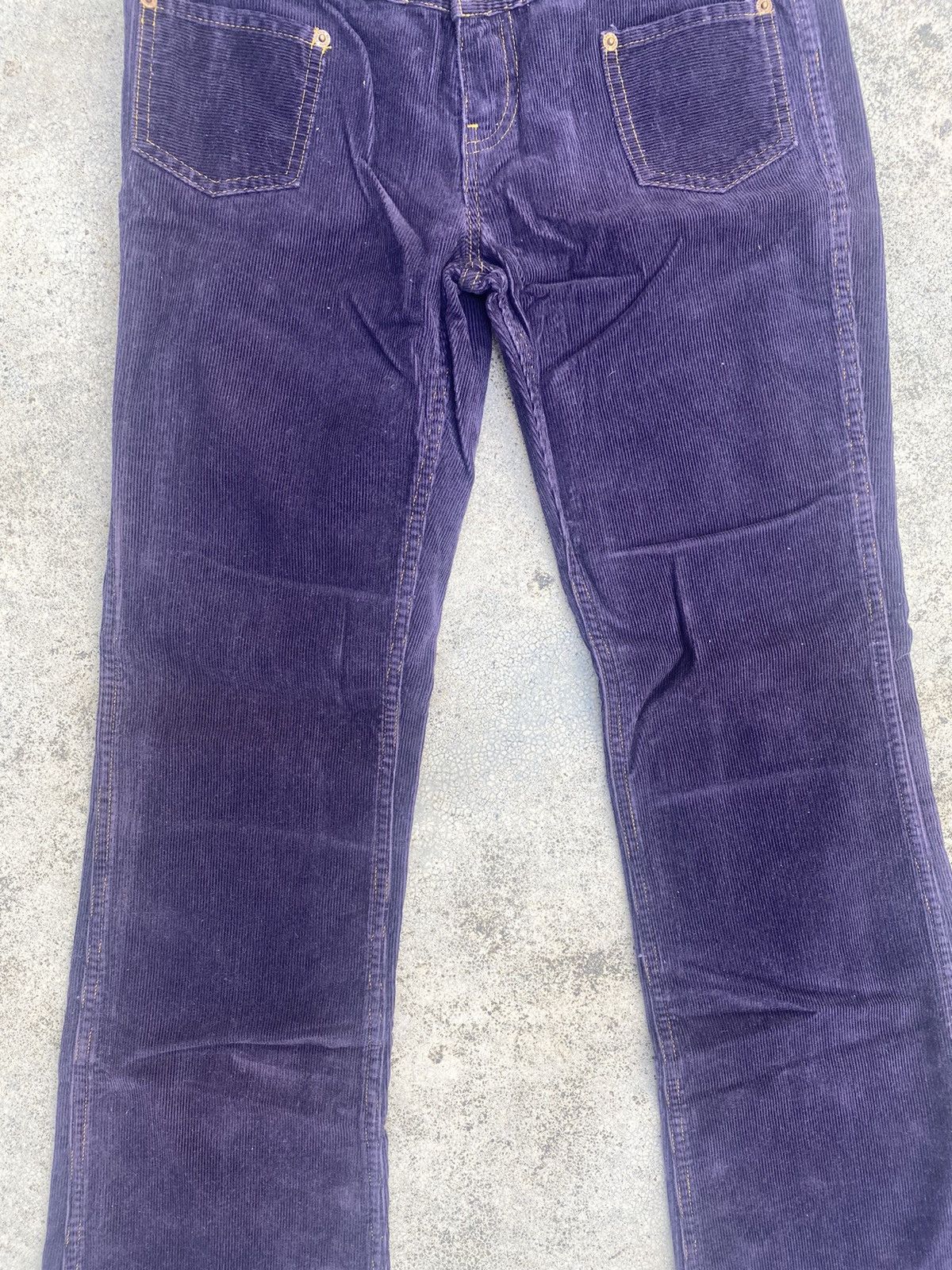 Designer × Hysteric Glamour × Japanese Brand Flare Hysteric Glamour Corduroy Low Rise Bush Pants Size US 27 - 10 Thumbnail