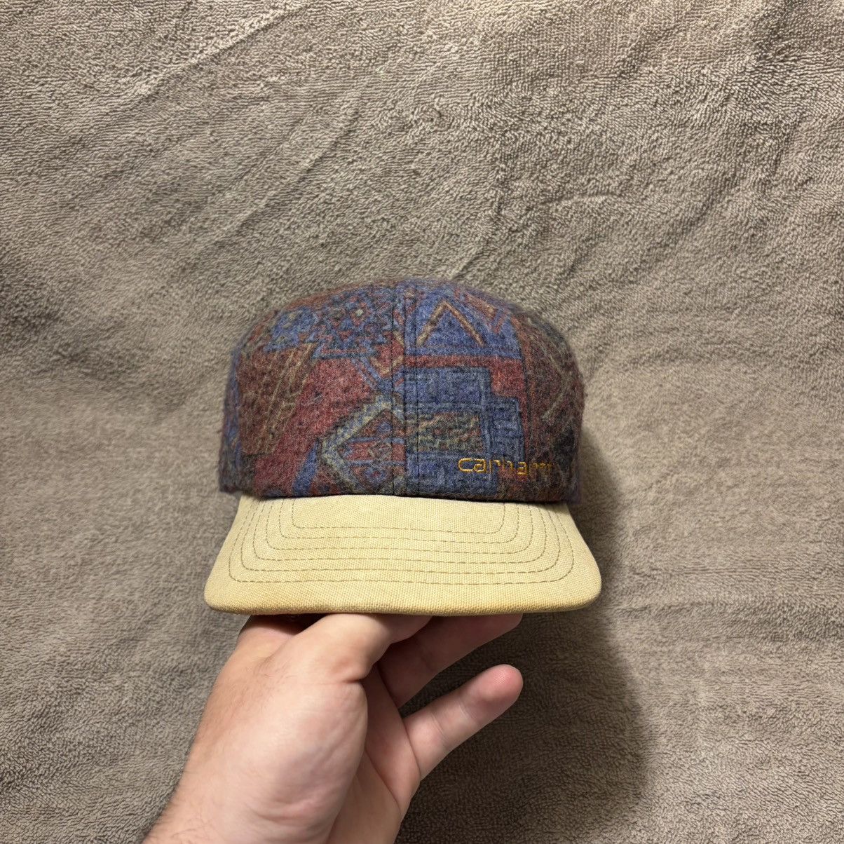 Carhartt Vintage Carhartt Aztec Wool Snapback Hat Southwestern USA Size ONE SIZE - 2 Thumbnail