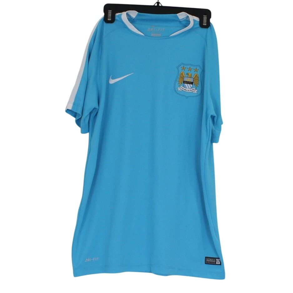 Nike Nike Manchester City FC Dri-FIT Training Top M Blue Soccer Size US M / EU 48-50 / 2 - 1 Thumbnail