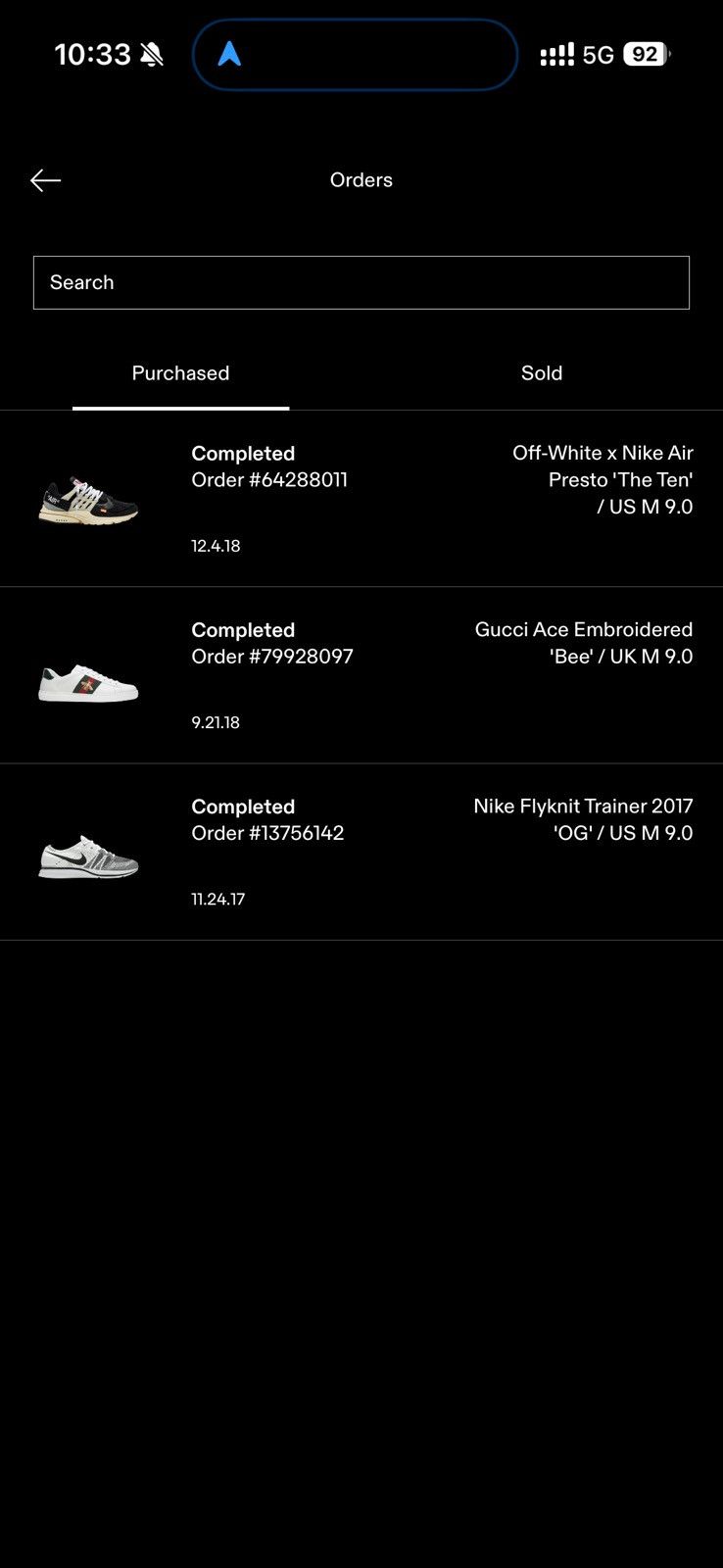 Nike × Off-White Off White x Nike Prestos "The Ten" Size US 9 / EU 42 - 11 Thumbnail