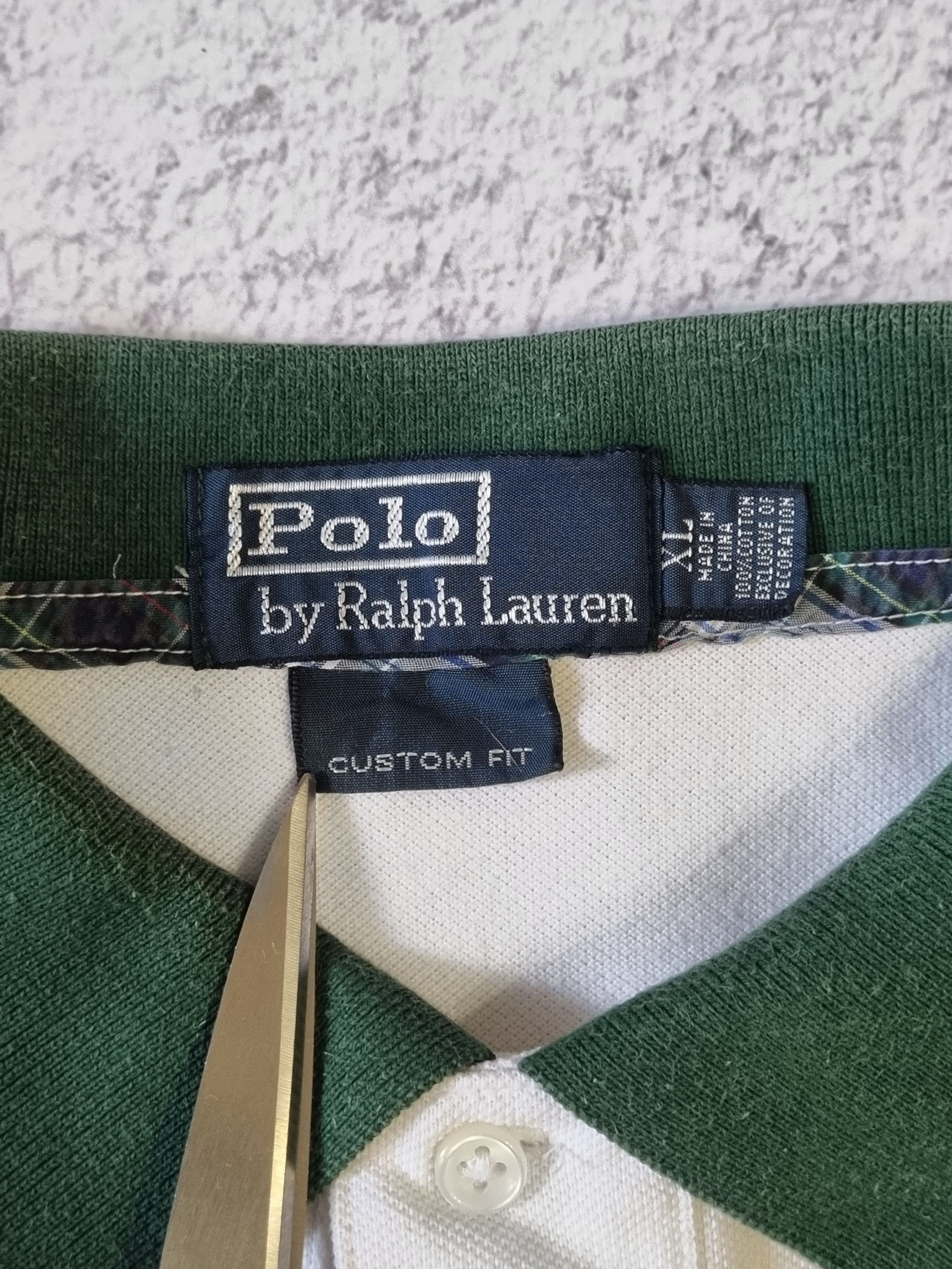 Polo Ralph Lauren Vintage Polo Ralph Lauren Big Pony Plaid 3 Polo T-Shirt Size US XL / EU 56 / 4 - 6 Thumbnail