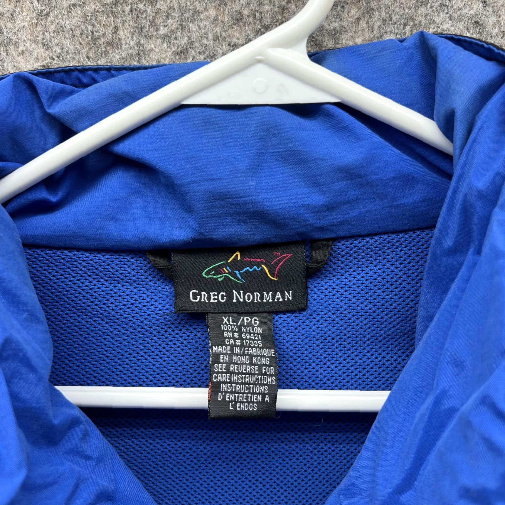 Vintage VINTAGE Greg Norman Windbreaker Jacket Men XL Black Full Zip Sherbrooke Golf Club Vtg Size US XL / EU 56 / 4 - 6 Thumbnail
