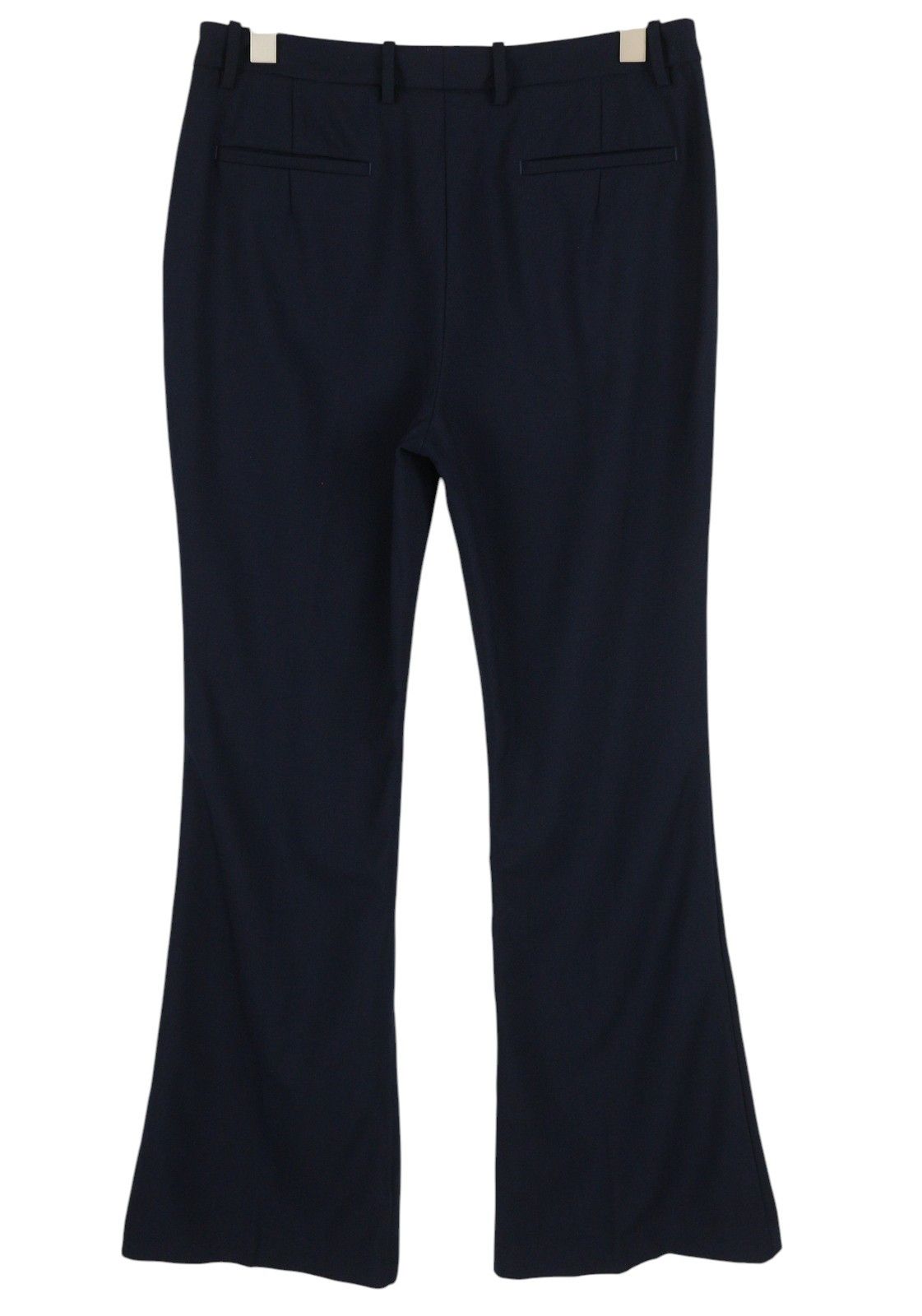 Other ROBIN EU40 Dark Blue Wool Blend Flare Trousers 84341 Size 30" / US 8 / IT 44 - 2 Thumbnail