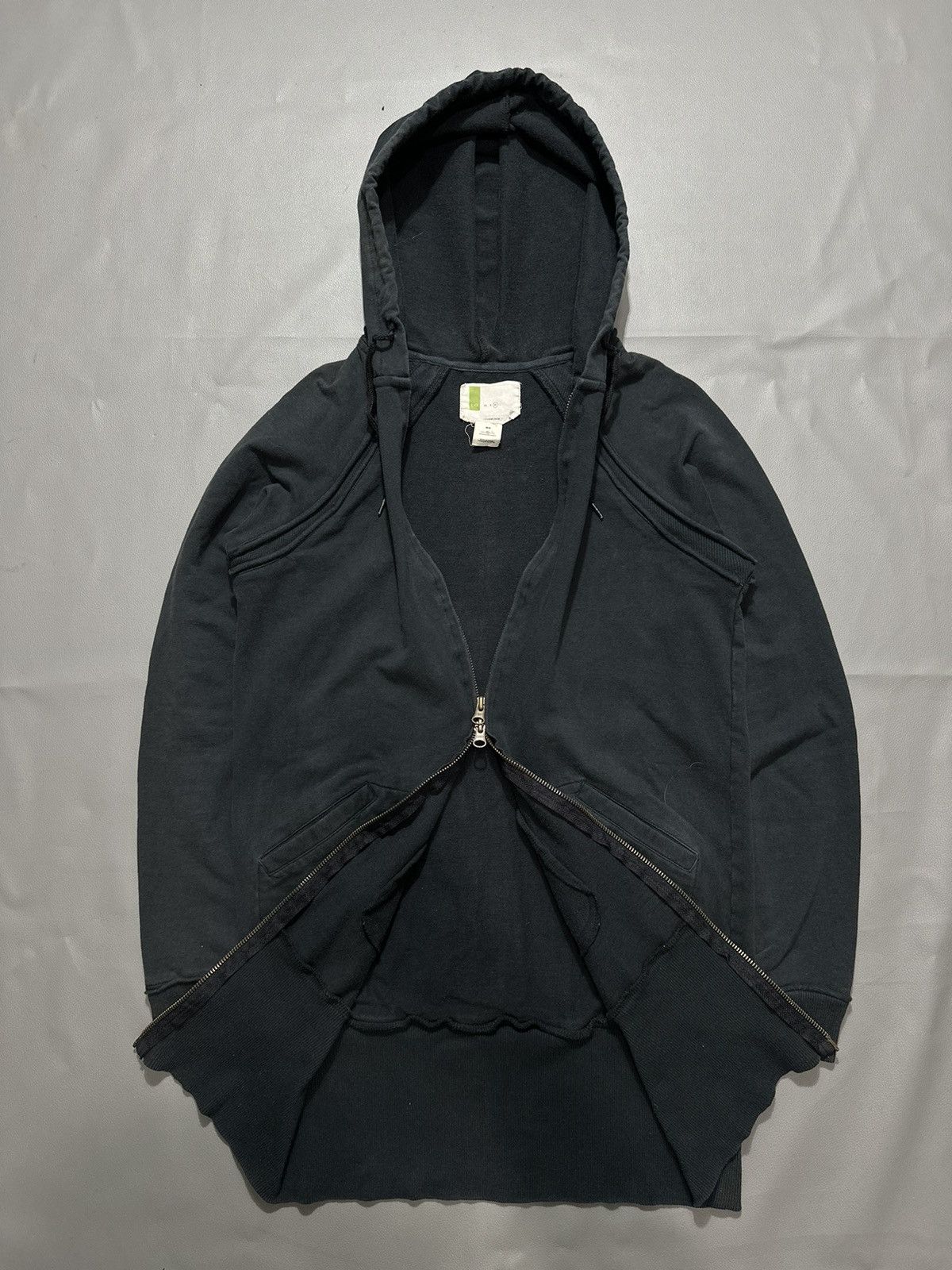 20471120 DISTRESSED ZIP HOODIE BALENCIAGA RAF SIMONS IFSIX LGB STYLE Size US S / EU 44-46 / 1 - 6 Thumbnail