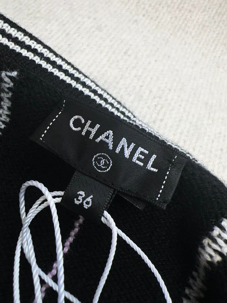Chanel Chanel 23p popular black pink and white striped knitted su Size XS / US 0-2 / IT 36-38 - 5 Thumbnail
