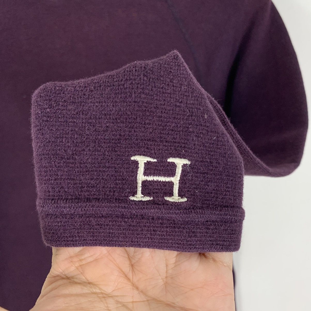 Japanese Brand HR MARKET Stretch Plain Japanese Brand Turtle Neck Tshirt Size US S / EU 44-46 / 1 - 4 Thumbnail