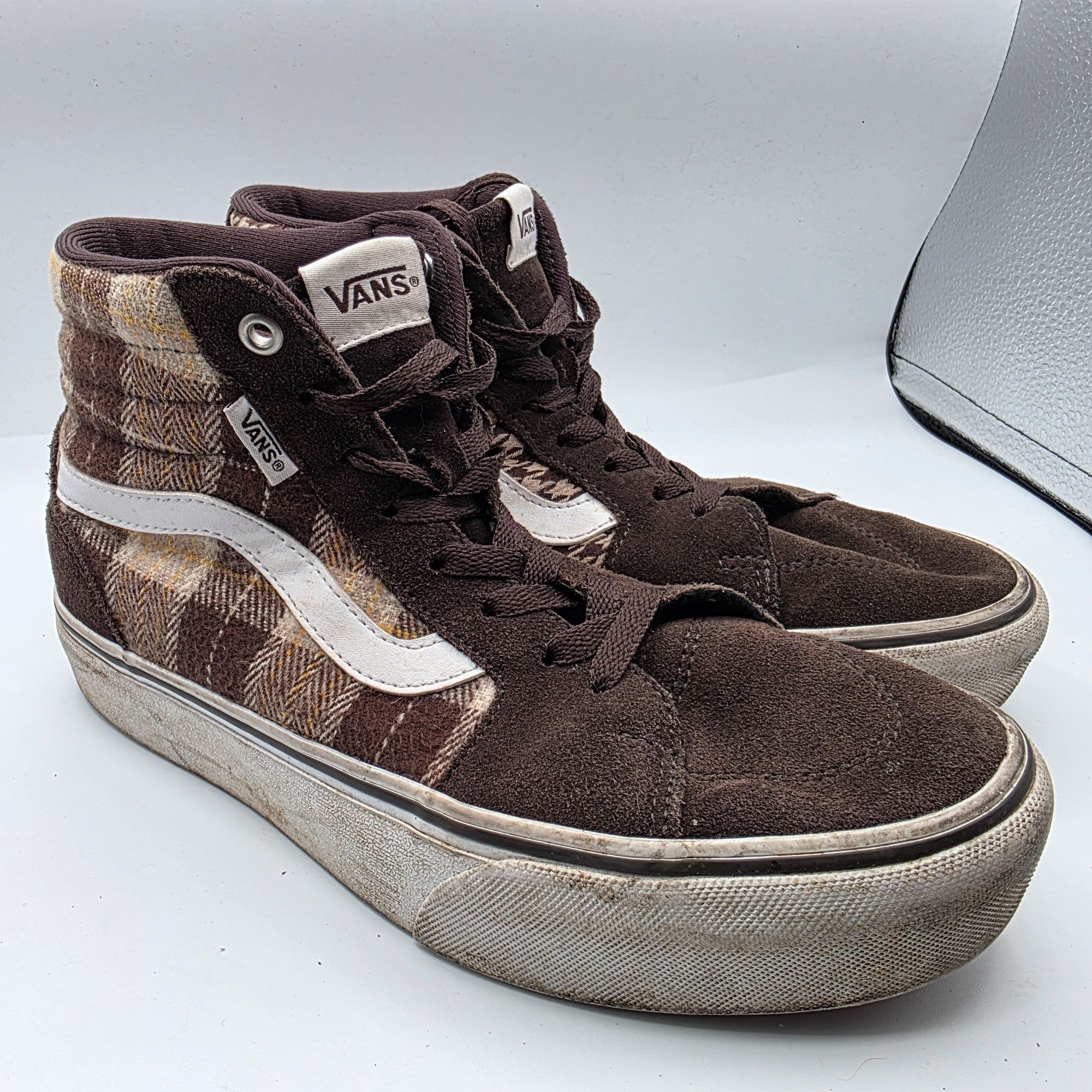 Vans Vans Filmore Hi Platform Womens Size 8.5 Brown Plaid Shoes C Size US 8.5 / IT 38.5 - 1 Thumbnail