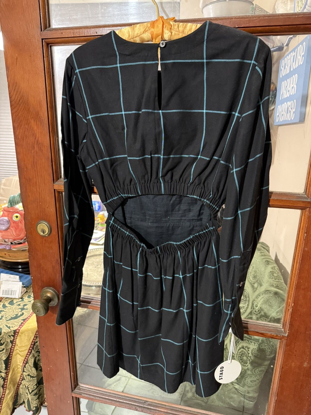 Staud BNWT Staud Crosshill Plaid Dress Size Small Size S / US 4 / IT 40 - 4 Thumbnail