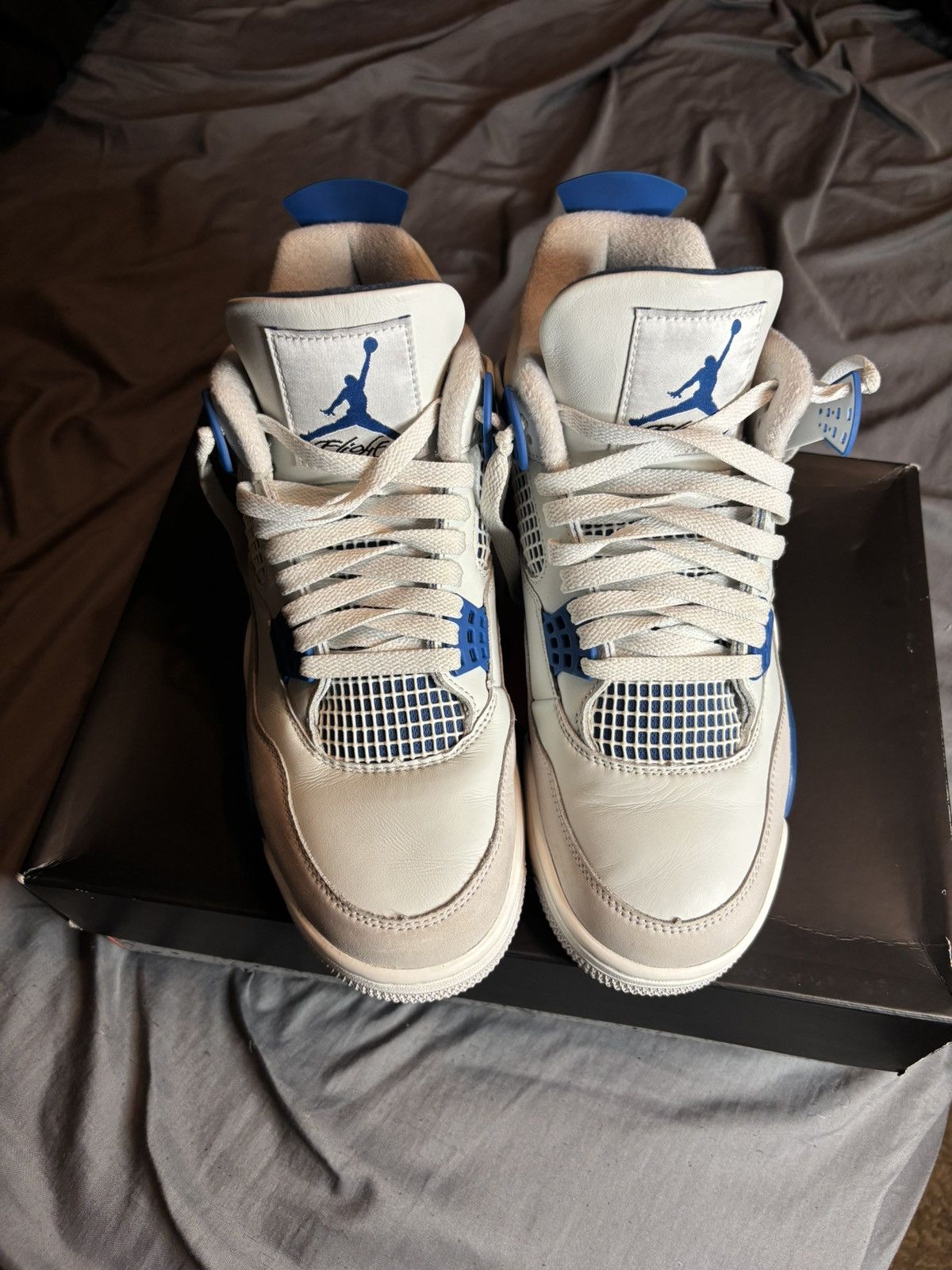 Jordan Brand Jordan 4 military blue Size US 9.5 / EU 42-43 - 1 Thumbnail