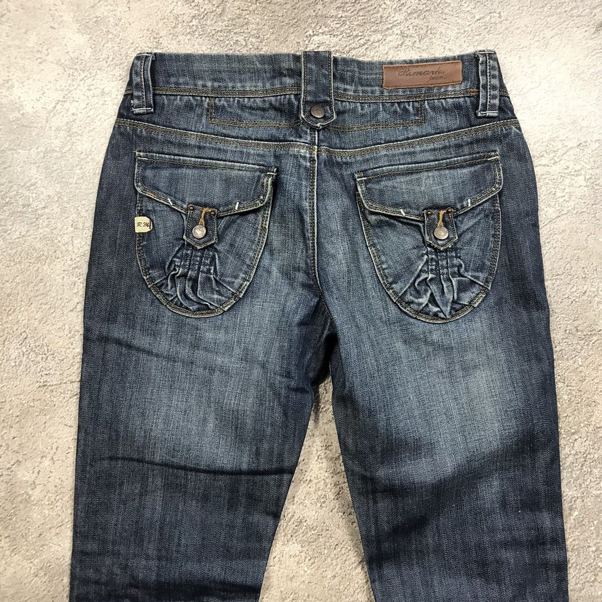 Japanese Brand vintage Faded Jeans japan distressed denim spring pants 90s Size 28" / US 6 / IT 42 - 6 Thumbnail