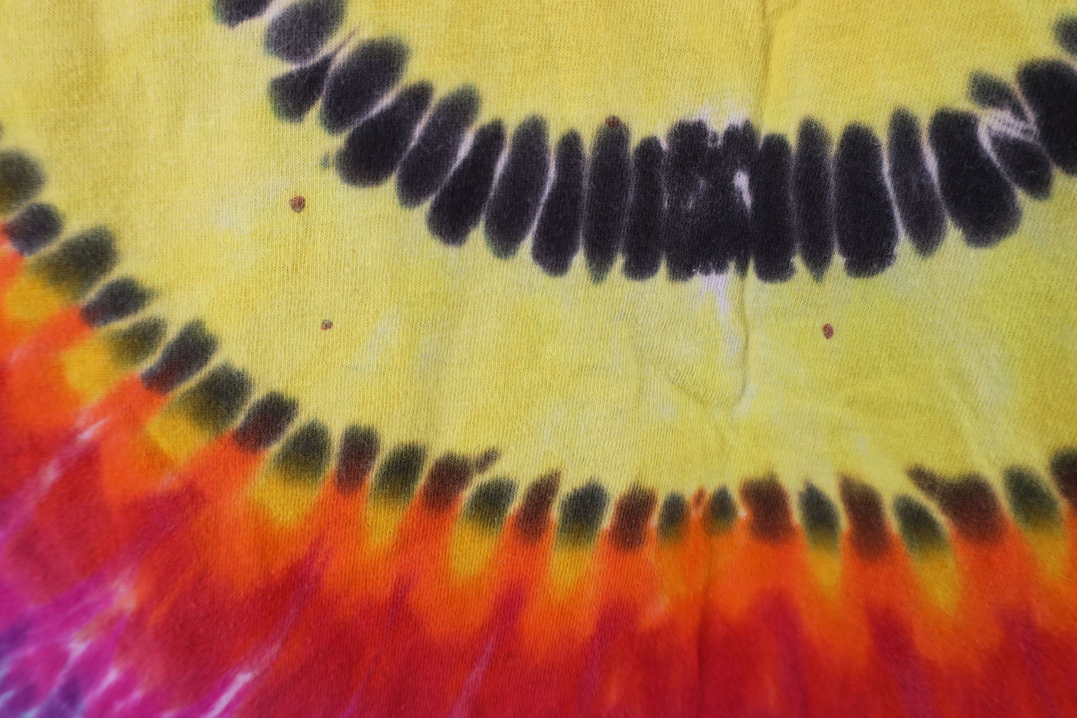 Vintage Vintage 90s Streetwear Rainbow Tie Dye Smiley Face T-Shirt Size M / US 6-8 / IT 42-44 - 5 Thumbnail