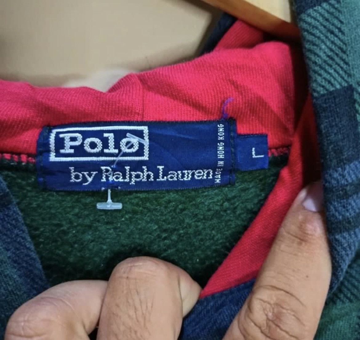 Ralph Lauren Ralph Lauren Plaid Multicolor Hoodie Size US L / EU 52-54 / 3 - 2 Thumbnail