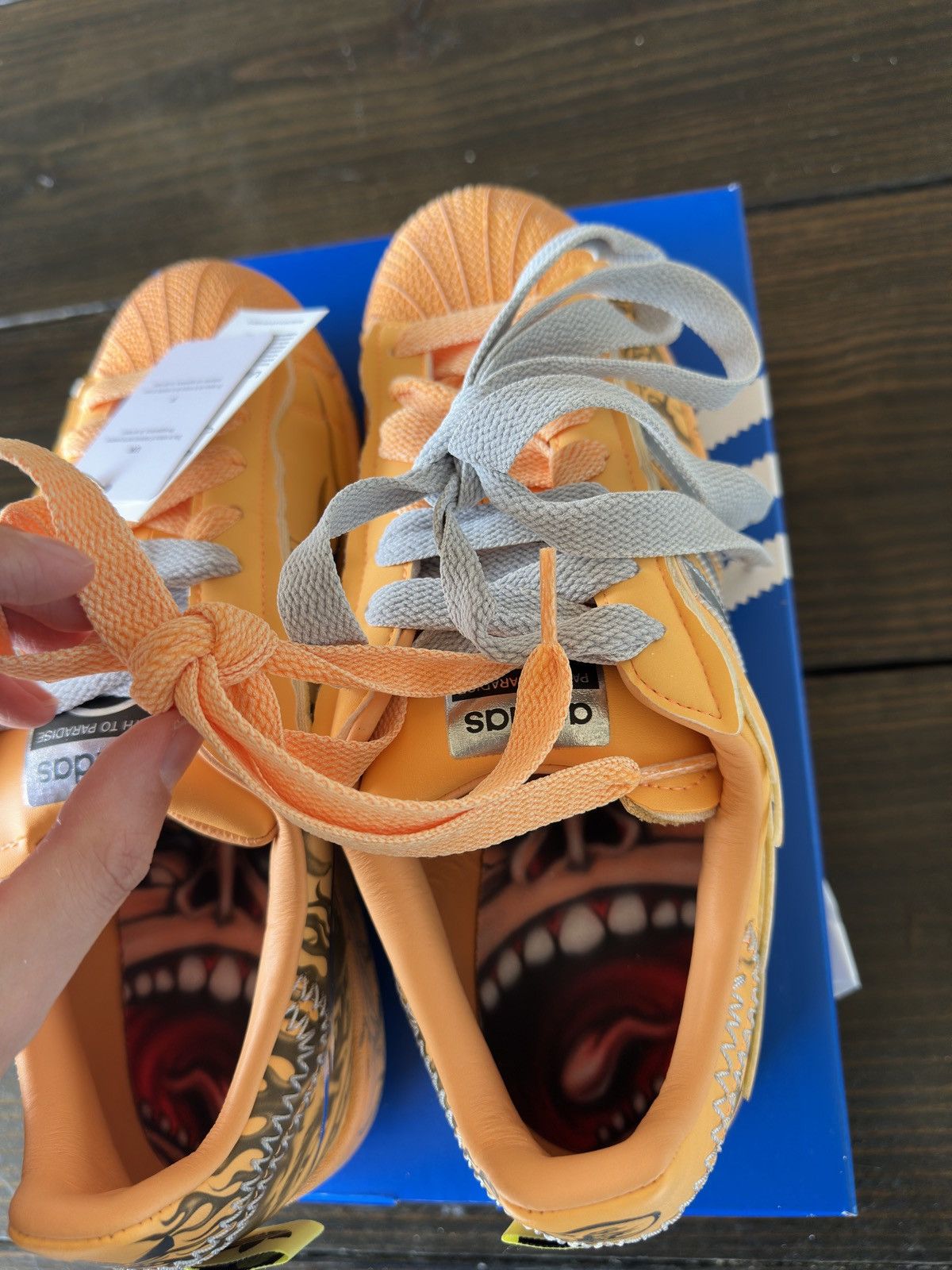 HELLSTAR adidas x HELLSTAR Superstar Hazy Orange Size US 10.5 / EU 43-44 - 9 Thumbnail