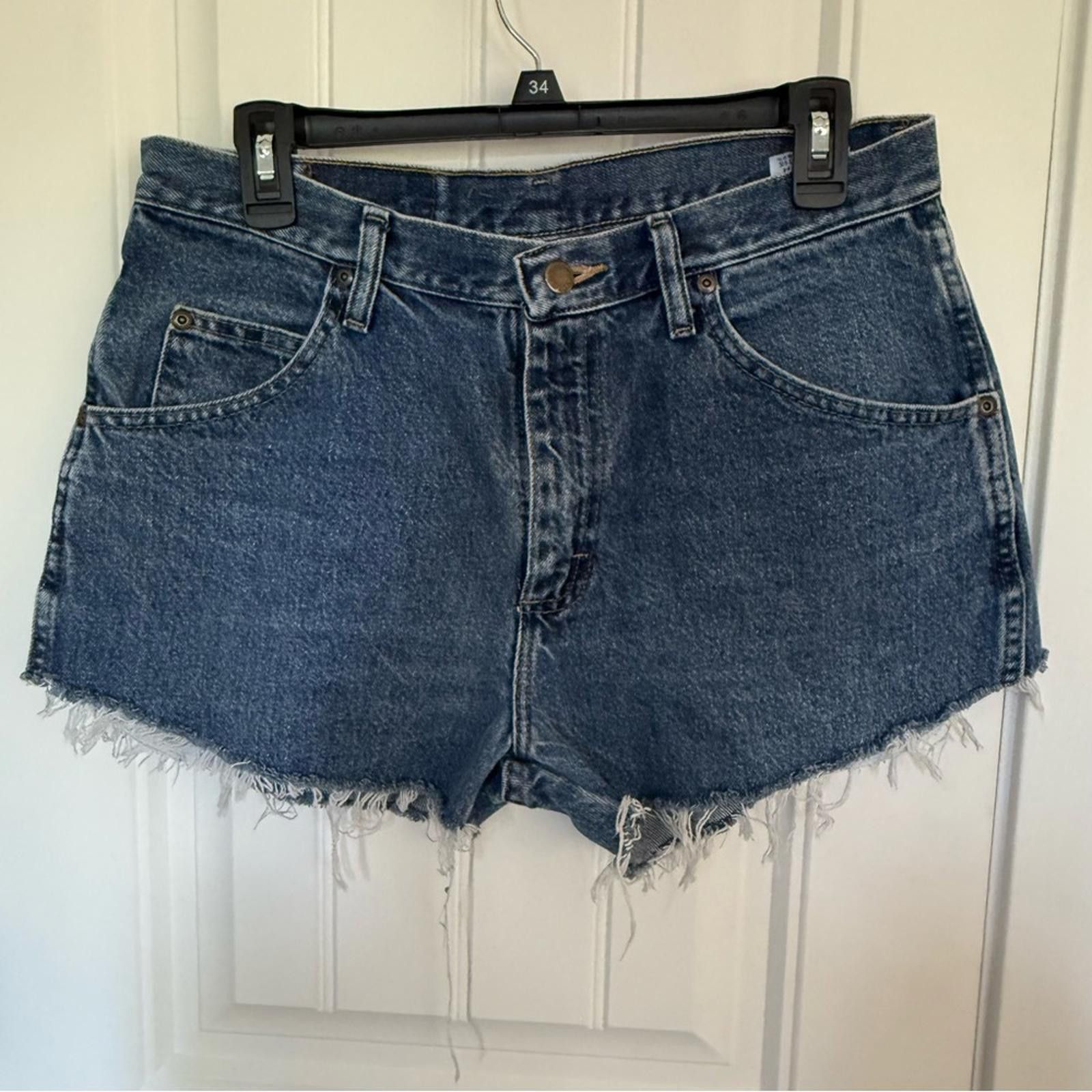 Wrangler Wrangler Blue Jean Shorts Cutoff 32 Size 32" / US 10 / IT 46 - 2 Thumbnail