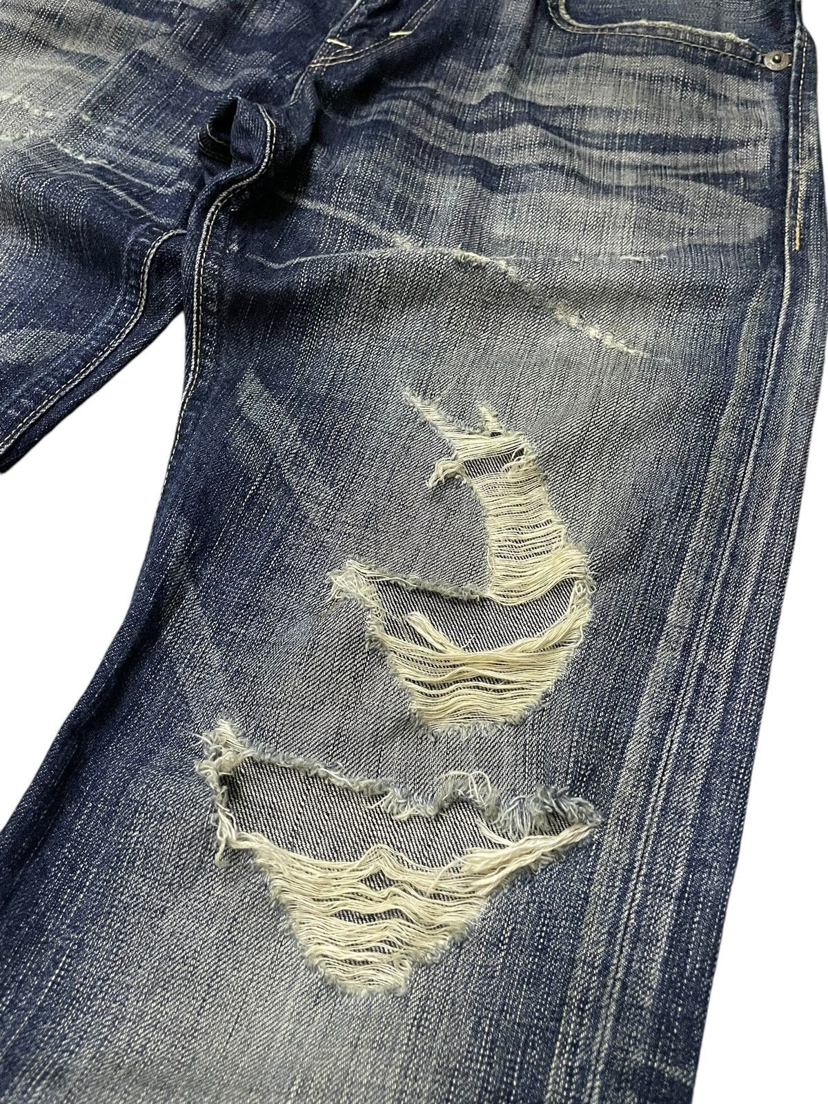 Edwin Edwin 503 Blue Trip Flared Stone Wash Jeans Japan Made Size US 30 / EU 46 - 7 Thumbnail