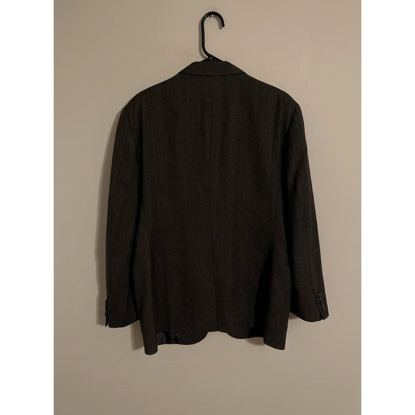 Polo Ralph Lauren VINTAGE Polo Ralph Lauren Blazer Jacket Charcoal Gray 44R Men Size US XXL / EU 58 / 5 - 3 Thumbnail