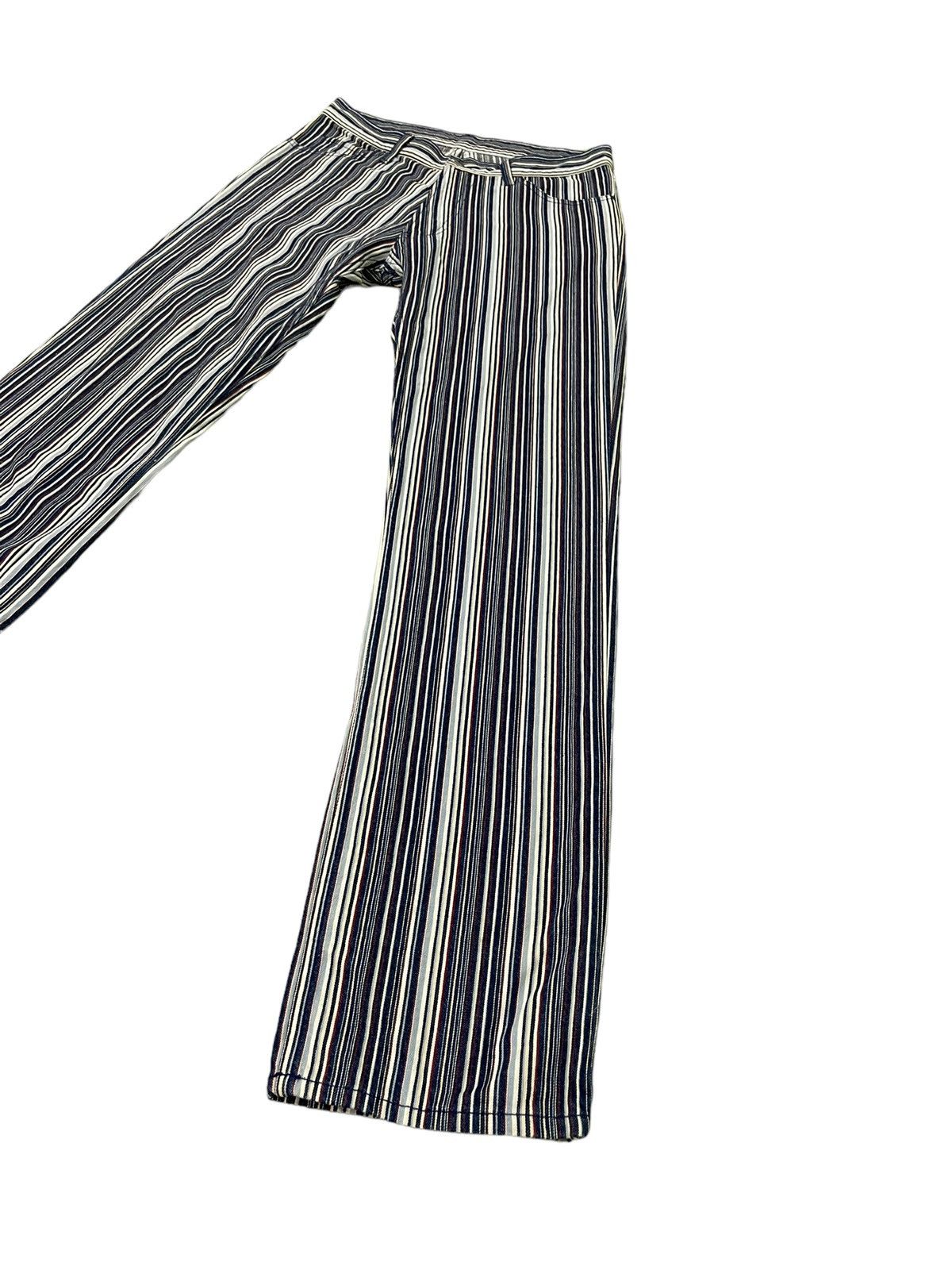 Japanese Brand Striped Jeans Les Vis A Bois Japan Regular Straight 7🟦7 Size US 30 / EU 46 - 3 Thumbnail