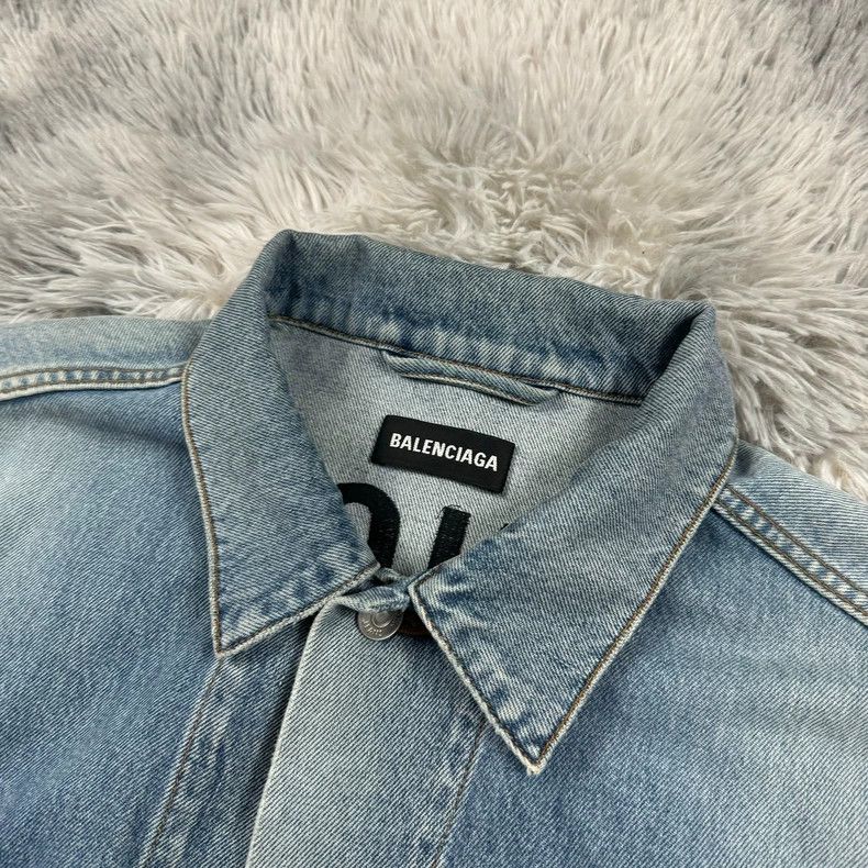 Balenciaga Balenciaga Denim Jacket 2502-Nextarrow Size US S / EU 44-46 / 1 - 2 Thumbnail