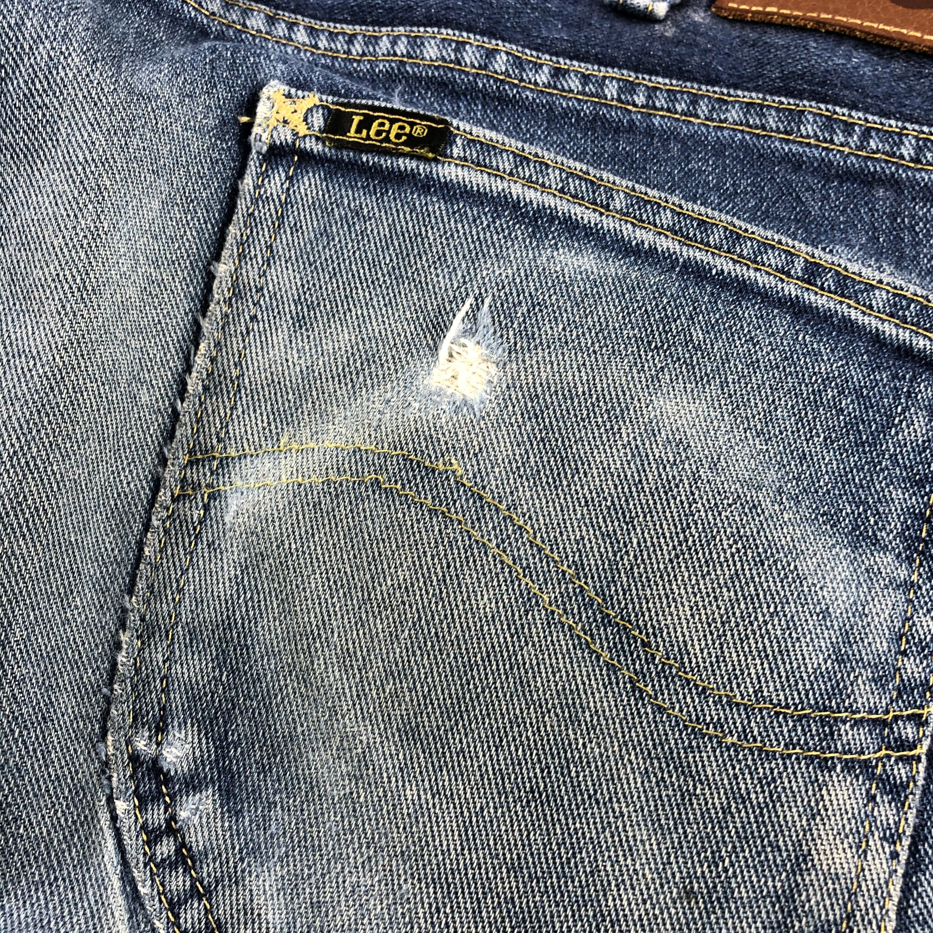Lee Vintage Blue Wash Lee Jeans-J1773 Size US 37 - 8 Thumbnail