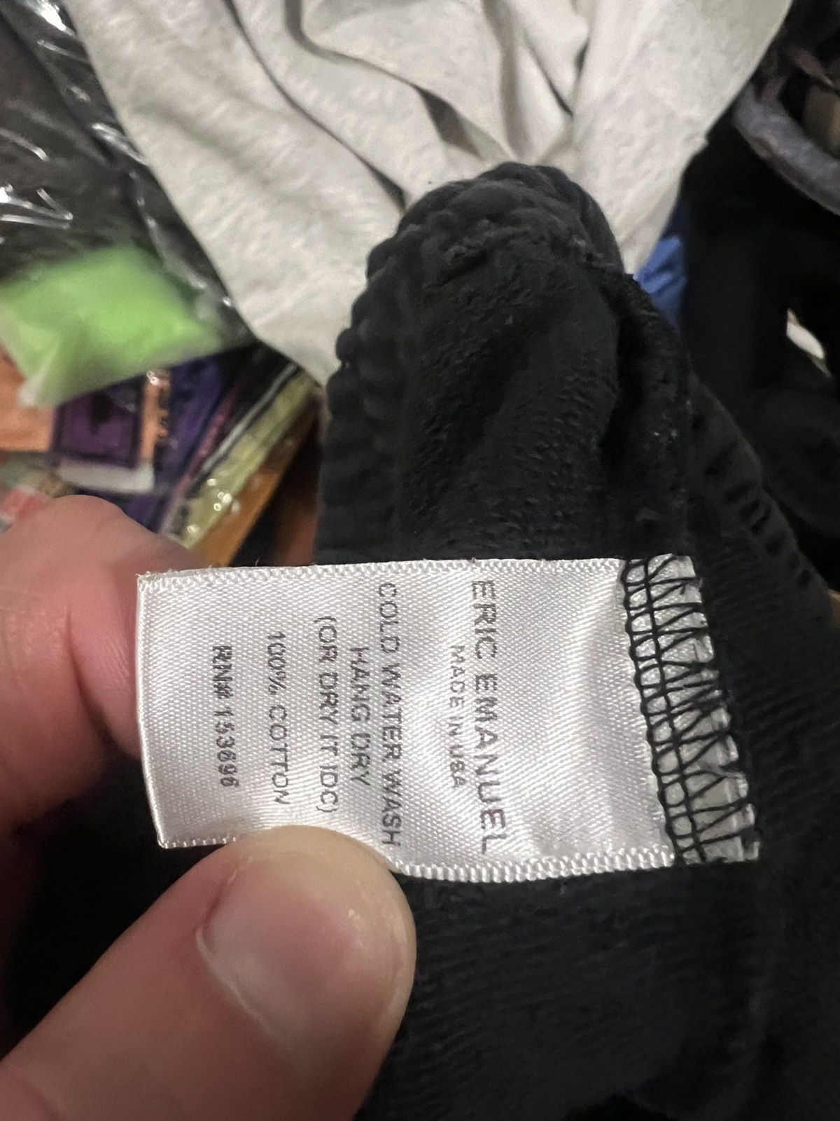 Eric Emanuel Eric Emanuel EE Sweatpants Black/Silver medium Size US 30 / EU 46 - 4 Thumbnail
