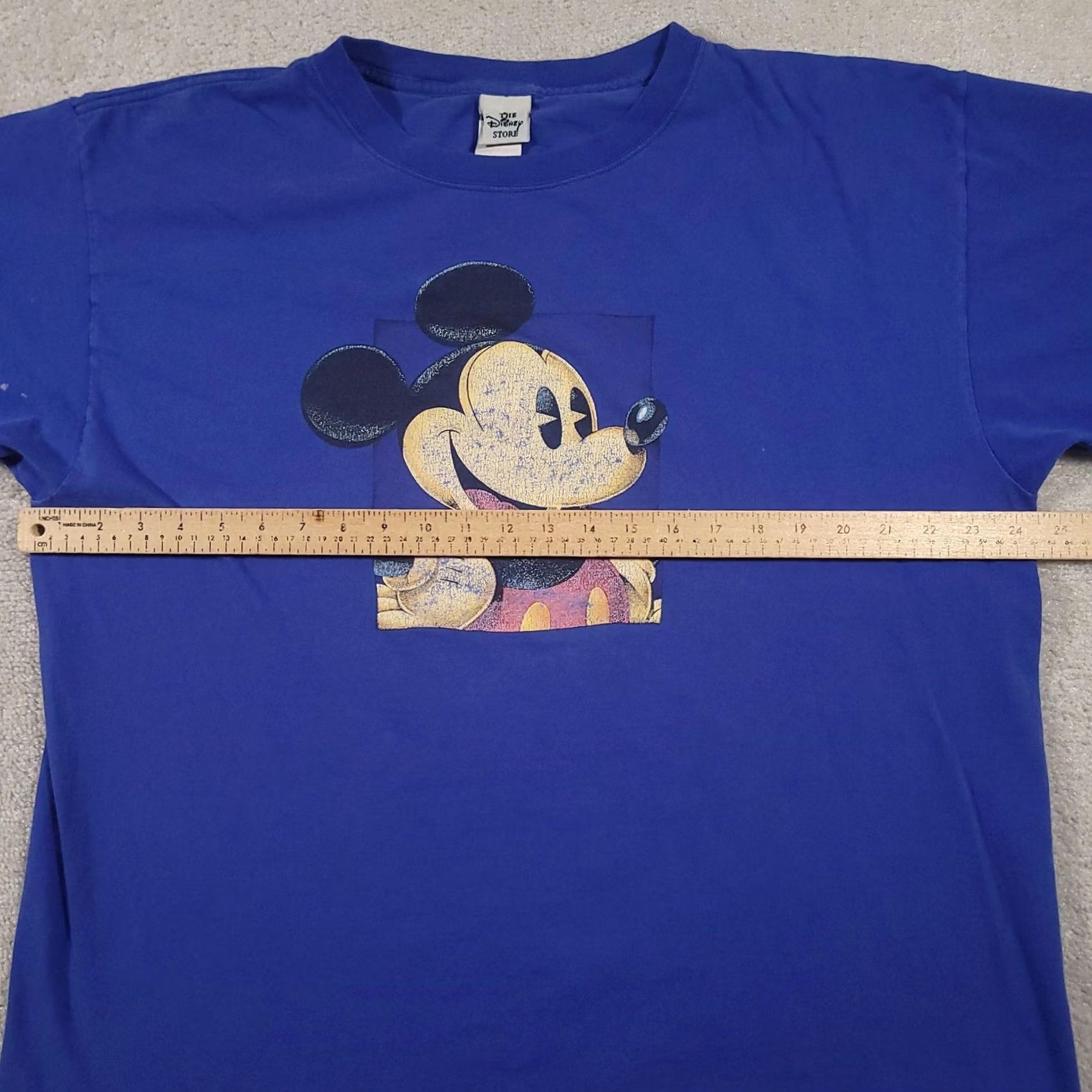 Disney VINTAGE Disney Mickey Mouse Shirt Mens XL Blue Graphic Tee Crewneck Made USA 90s Size US XL / EU 56 / 4 - 4 Thumbnail