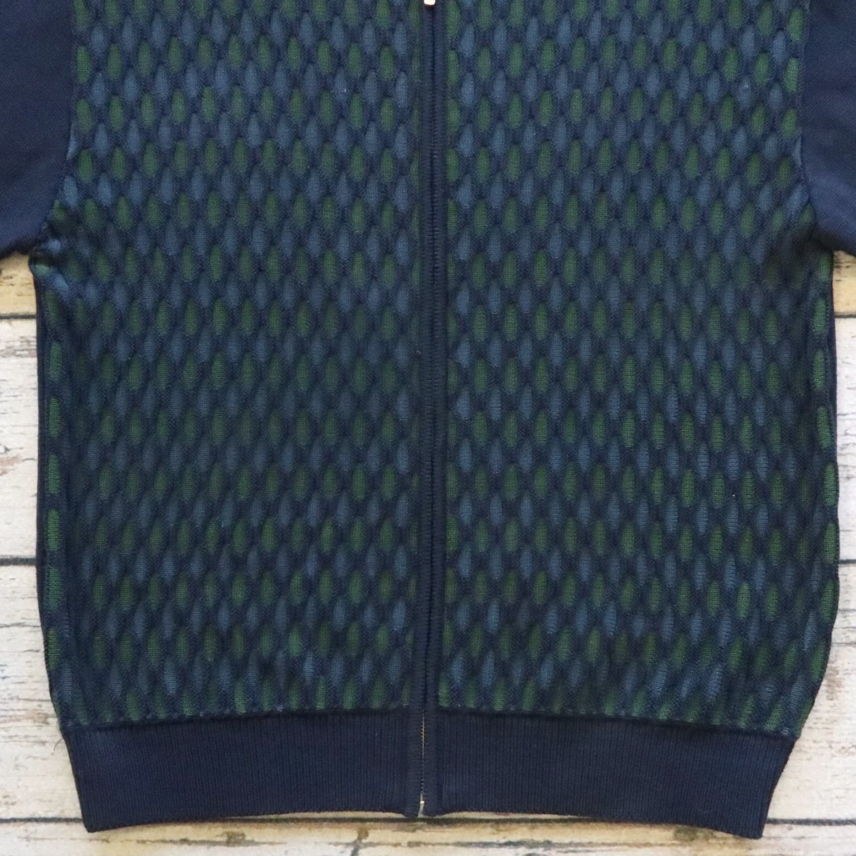thisisneverthat Thisisneverthat Zip Knit Shirt L Mens Blue Full Zip Knit Size US L / EU 52-54 / 3 - 3 Thumbnail