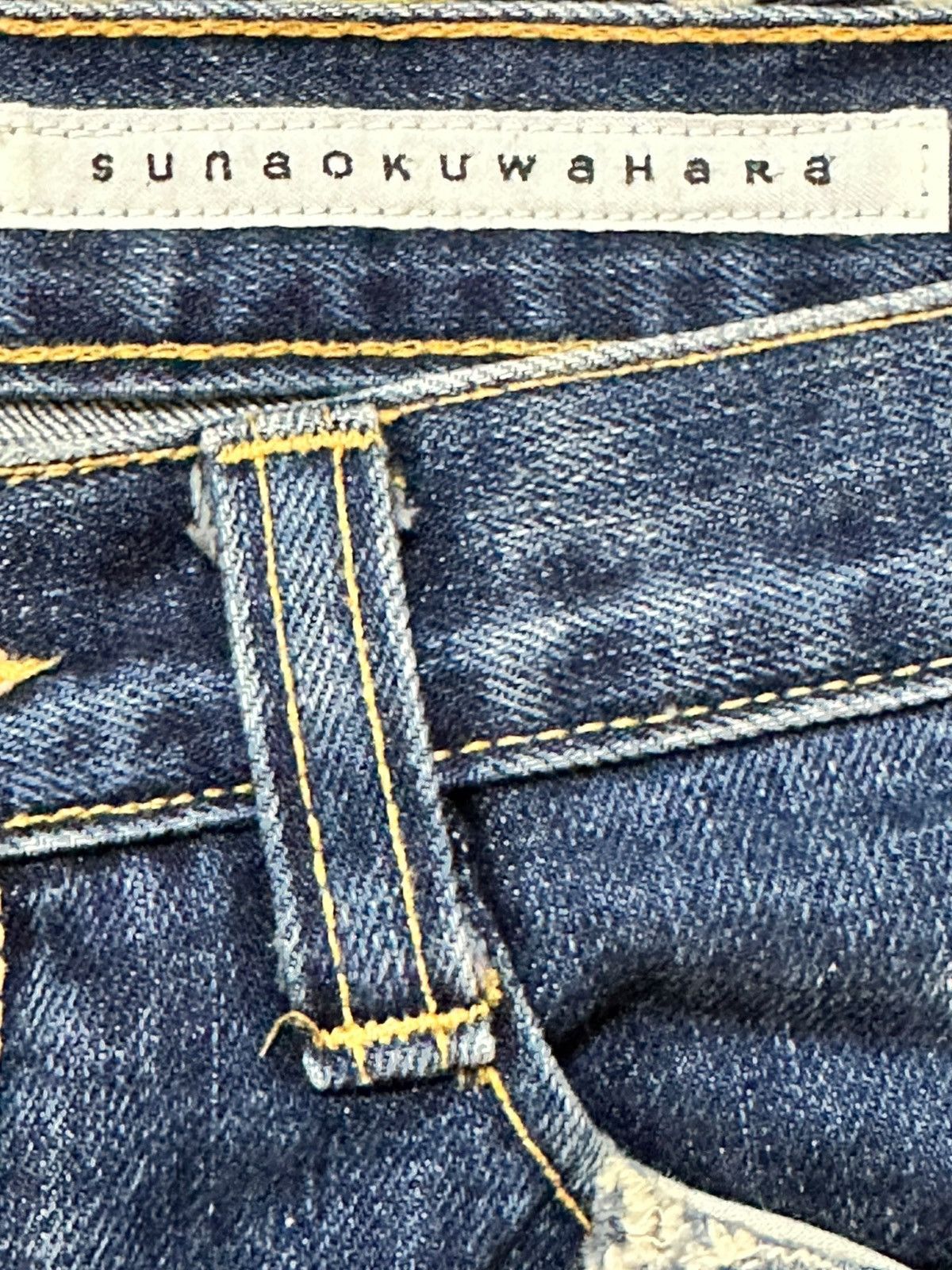 Issey Miyake Vintage Sunaokuwahara Selvedge Ripped Distressed Denim Size US 29 - 7 Thumbnail