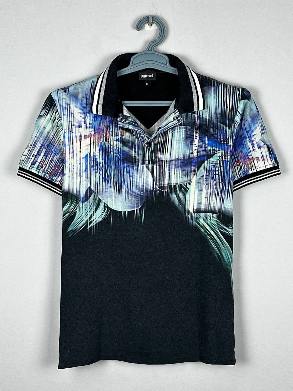 Just Cavalli Just Cavalli Luxury Printed Polo T-Shirt Vintage Size US S / EU 44-46 / 1 - 1 Thumbnail