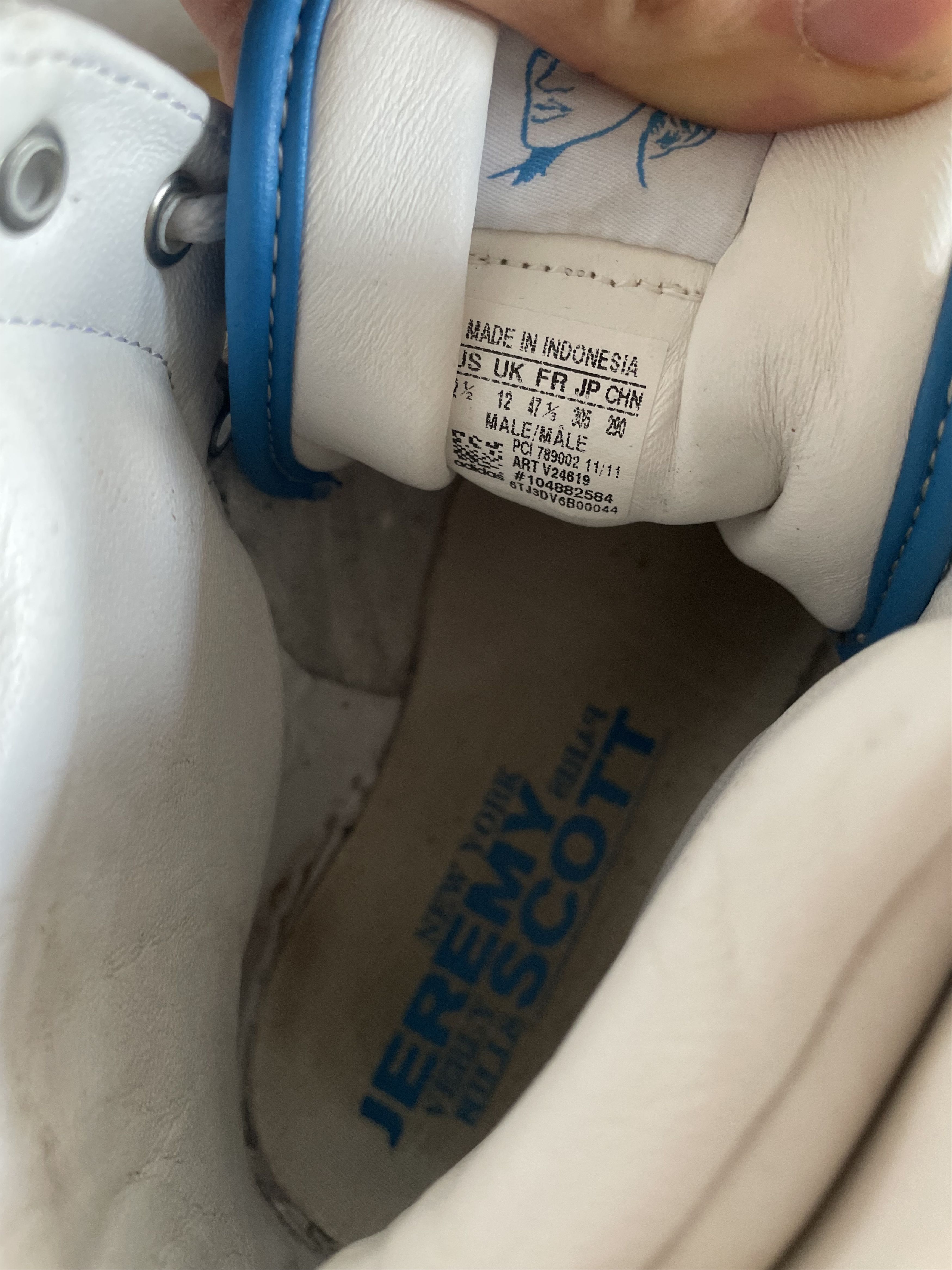 Adidas × Jeremy Scott JS Wings 2.0 USA Stars & Stripes Size US 12.5 / EU 45-46 - 11 Thumbnail