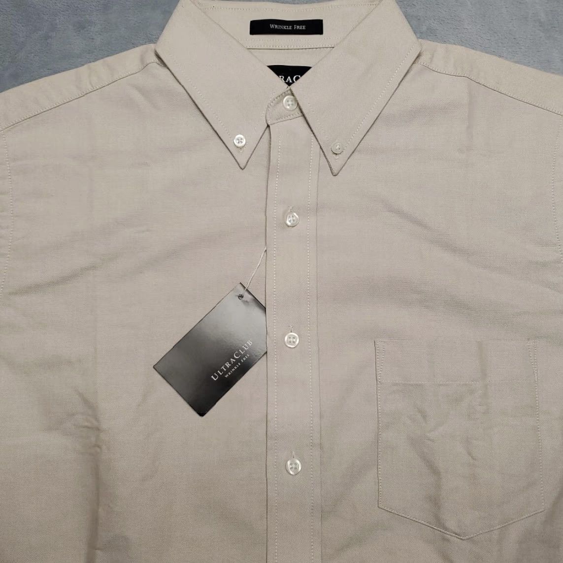 Vintage VINTAGE Ultra Club Shirt Mens M Beige Short Sleeve Wrinkle Free Cotton Blend Casual Size US M / EU 48-50 / 2 - 3 Thumbnail