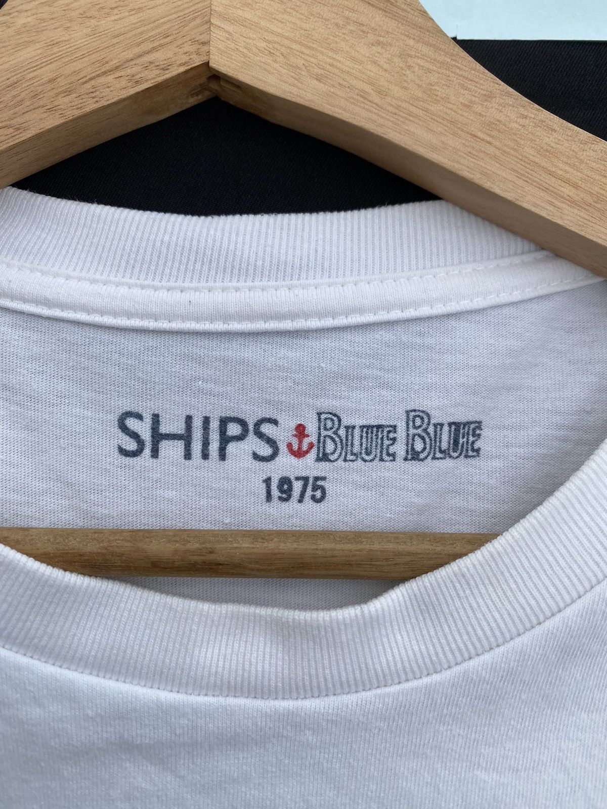 Blue Blue Japan Rare Vintage SHIPS Blue Blue 1975 Tshirt Size US L / EU 52-54 / 3 - 10 Thumbnail