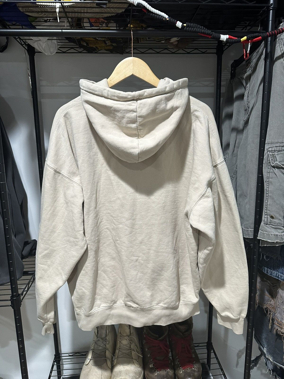 Vintage california blank cream zip up hoodie Size US L / EU 52-54 / 3 - 4 Thumbnail