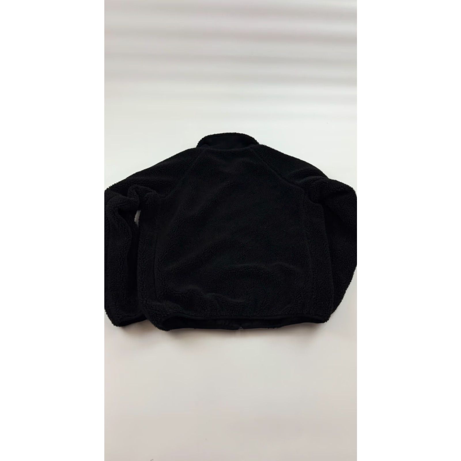 Vintage John Galt Jacket Womens OS Black Sherpa Fleece Full Zip Zipped Pockets Casual Basic Jacket Size ONE SIZE - 2 Thumbnail