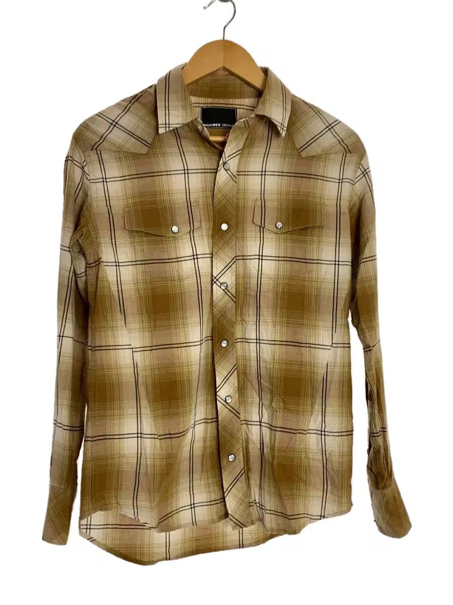 Number (N)ine Plaid Western Button Shirt Size US XL / EU 56 / 4 - 1 Thumbnail