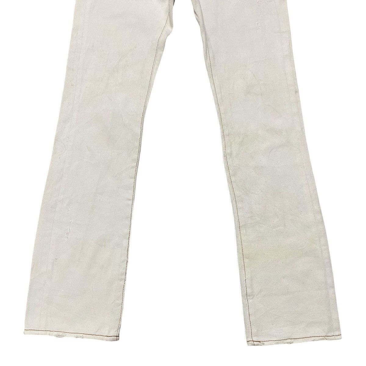 GOA G.O.A White Vintage Distressed Denim Size US 28 / EU 44 - 7 Thumbnail
