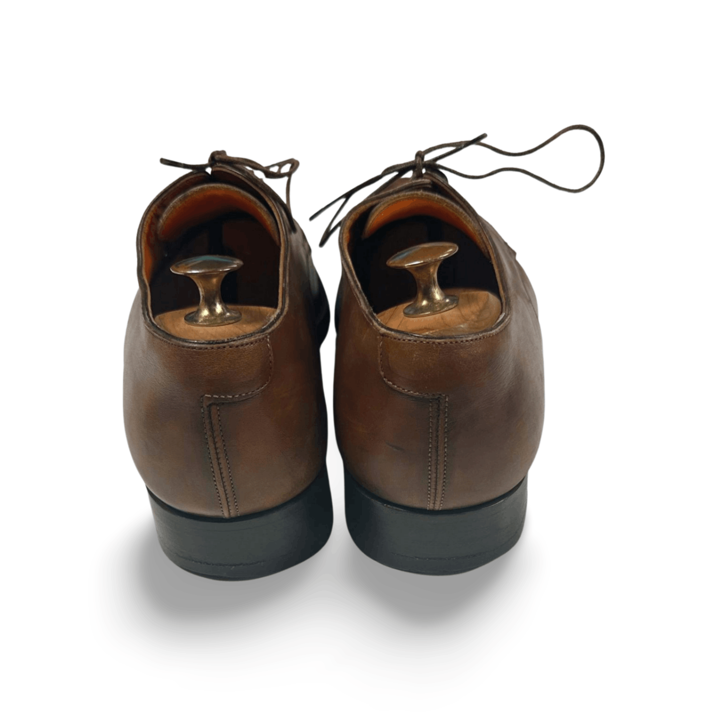 Santoni Derby Brogue 10.5 UK 11.5 US 45 Leather Dress Shoes