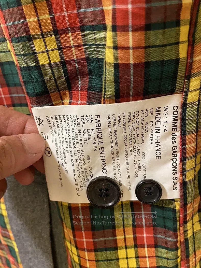 Comme des Garcons Comme Des Garcons Gray Woolen Coat Size S / US 4 / IT 40 - 5 Thumbnail