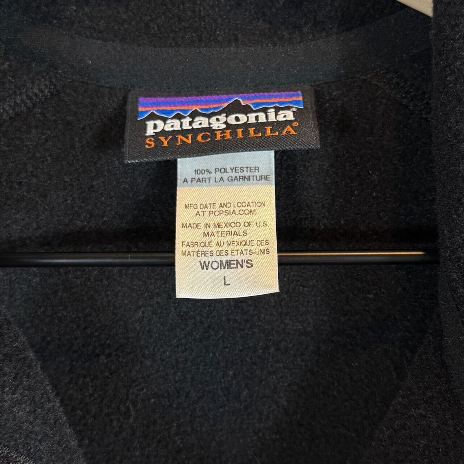 Patagonia Patagonia Vest sz L Black Synchilla Full Zip Fleece gorpcore Size L / US 10 / IT 46 - 3 Thumbnail