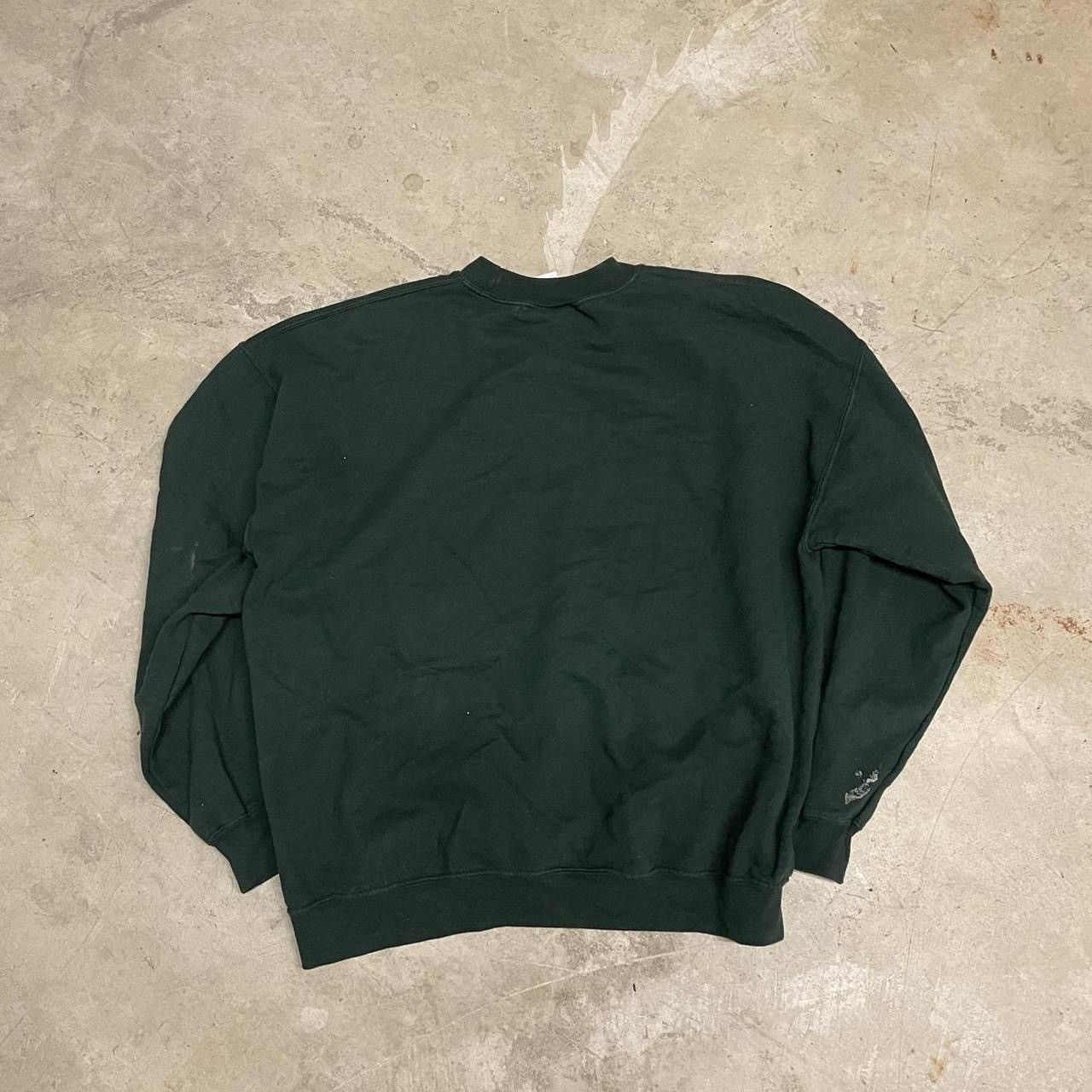 Vintage Vintage 90’s Forest Green Painters Blank Sweatshirt Size US L / EU 52-54 / 3 - 4 Thumbnail