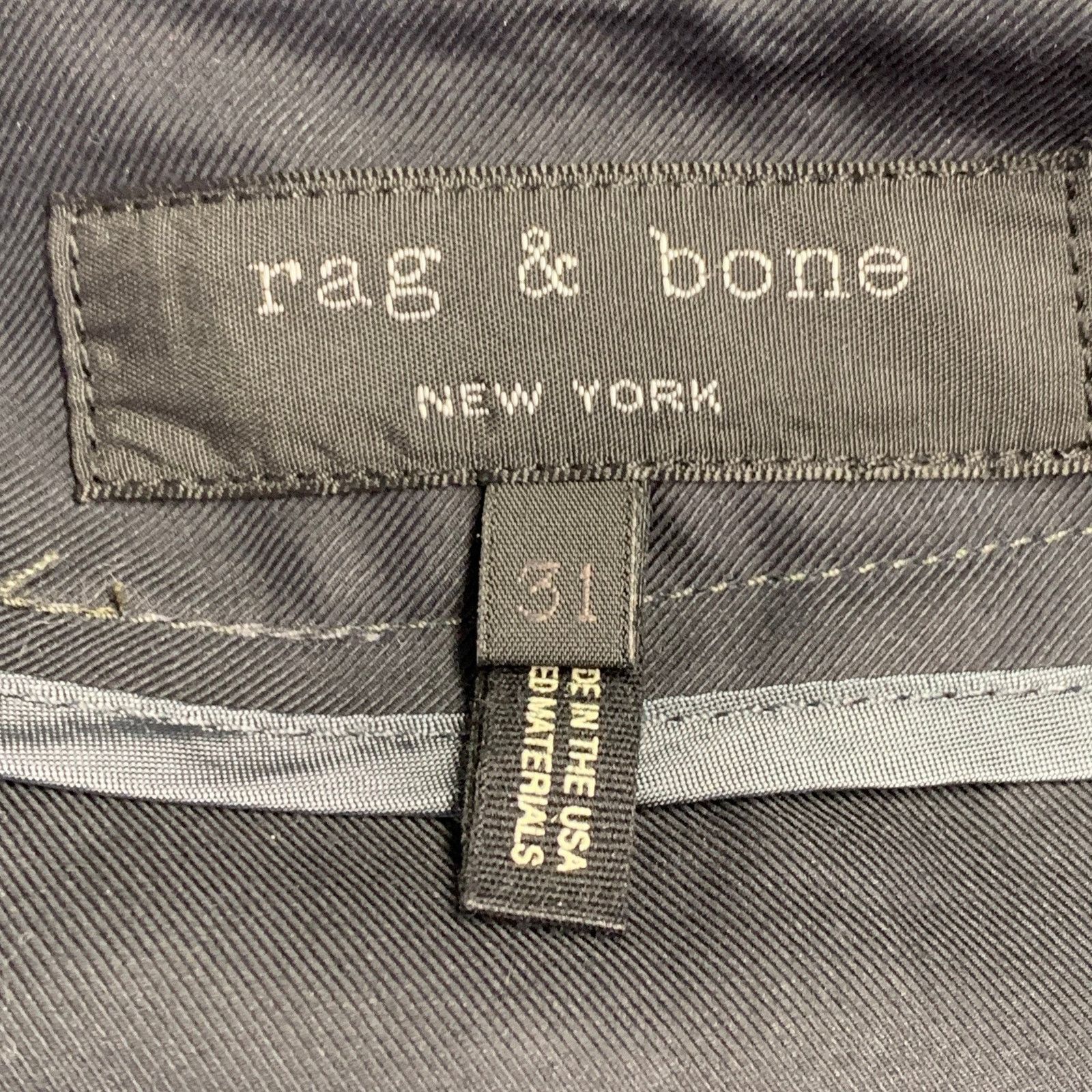 Rag & Bone RAG & BONE 31 Grey Cotton Blend Drop Crotch Casual Pants Size US 31 - 4 Thumbnail
