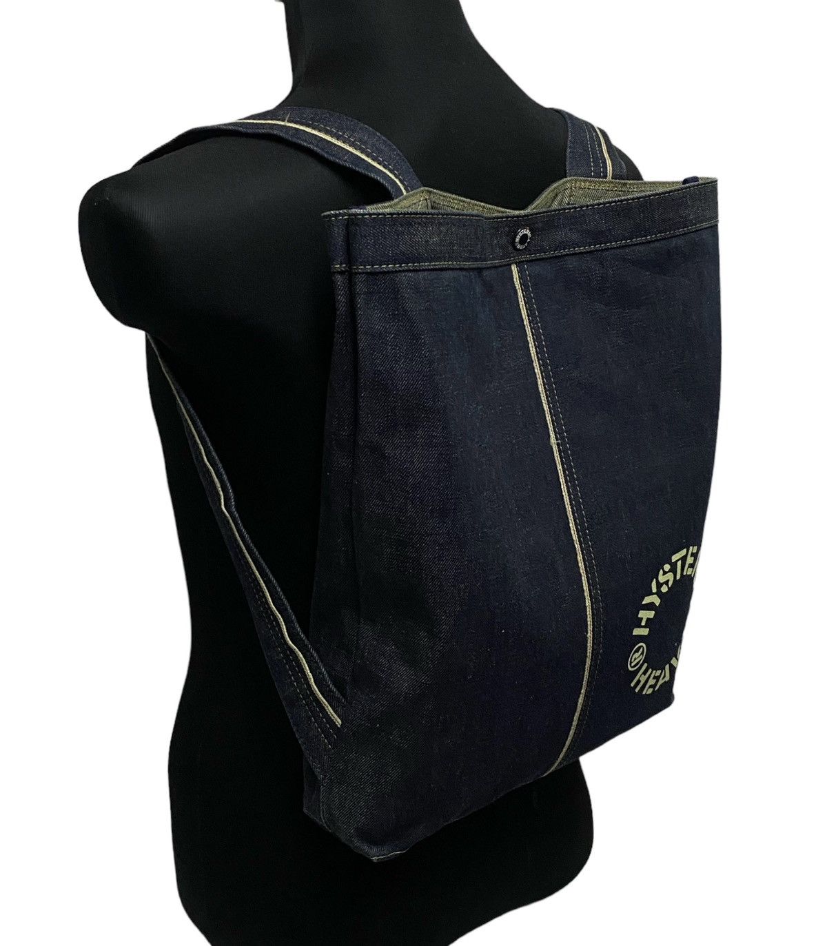 Hysteric Glamour Hysteric Glamour Selvedge Denim Backpack Size ONE SIZE - 4 Thumbnail