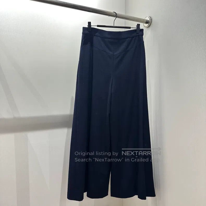 Chanel Chanel Anchor button wool wide-leg trousers Size 25" / US 0 / IT 36 - 2 Thumbnail