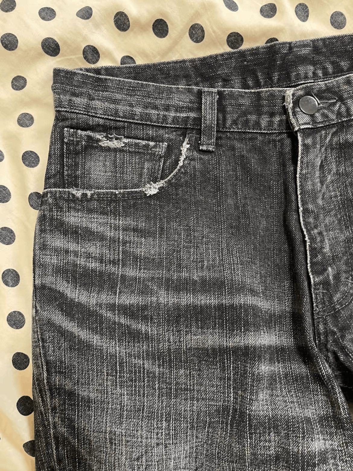 Number (N)ine Sz 3 Number Nine 04SS Distressed Double Pockets Denim Shor Size US 30 / EU 46 - 3 Thumbnail