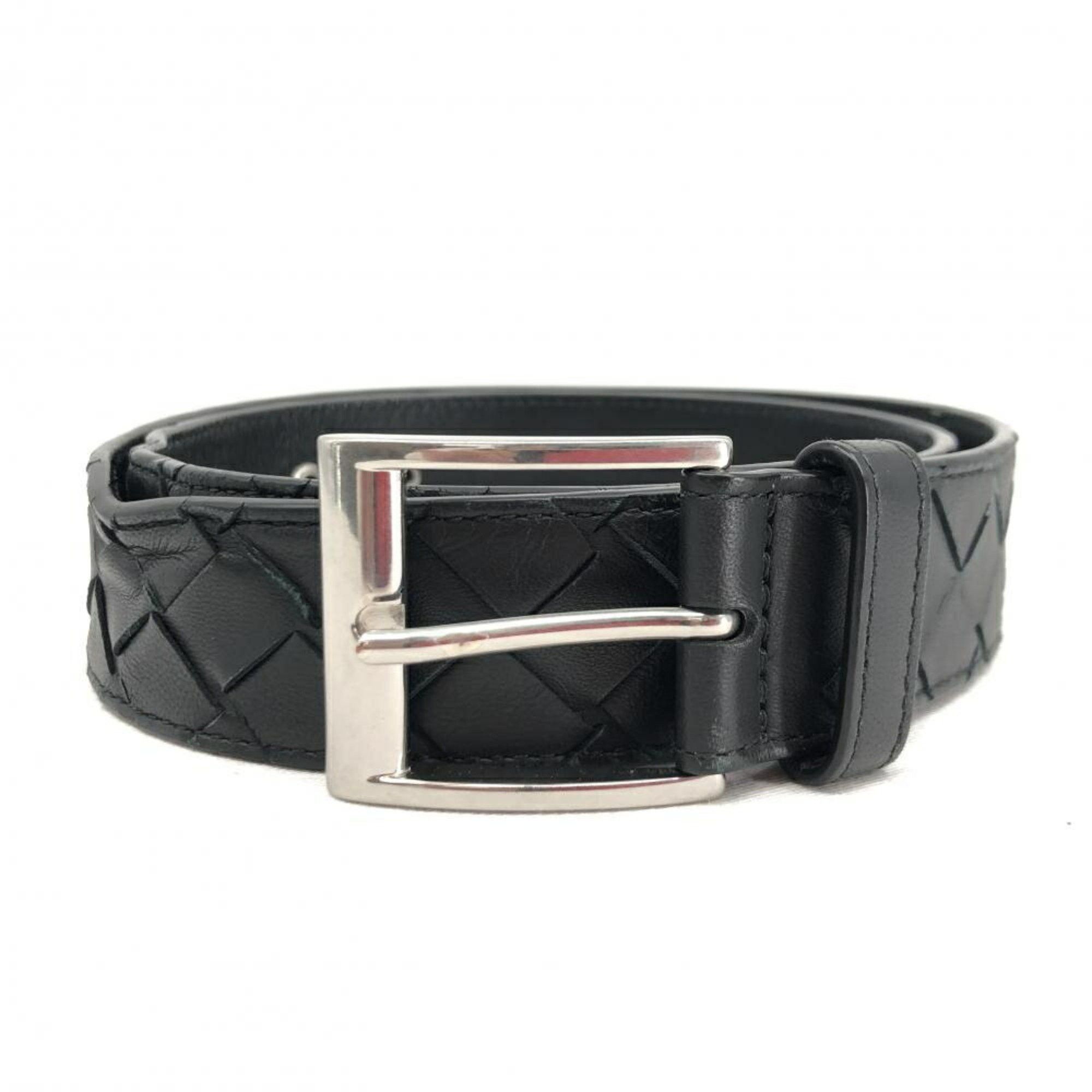 image of Bottega Veneta Belt Leather Black Bottega Veneta, Women's