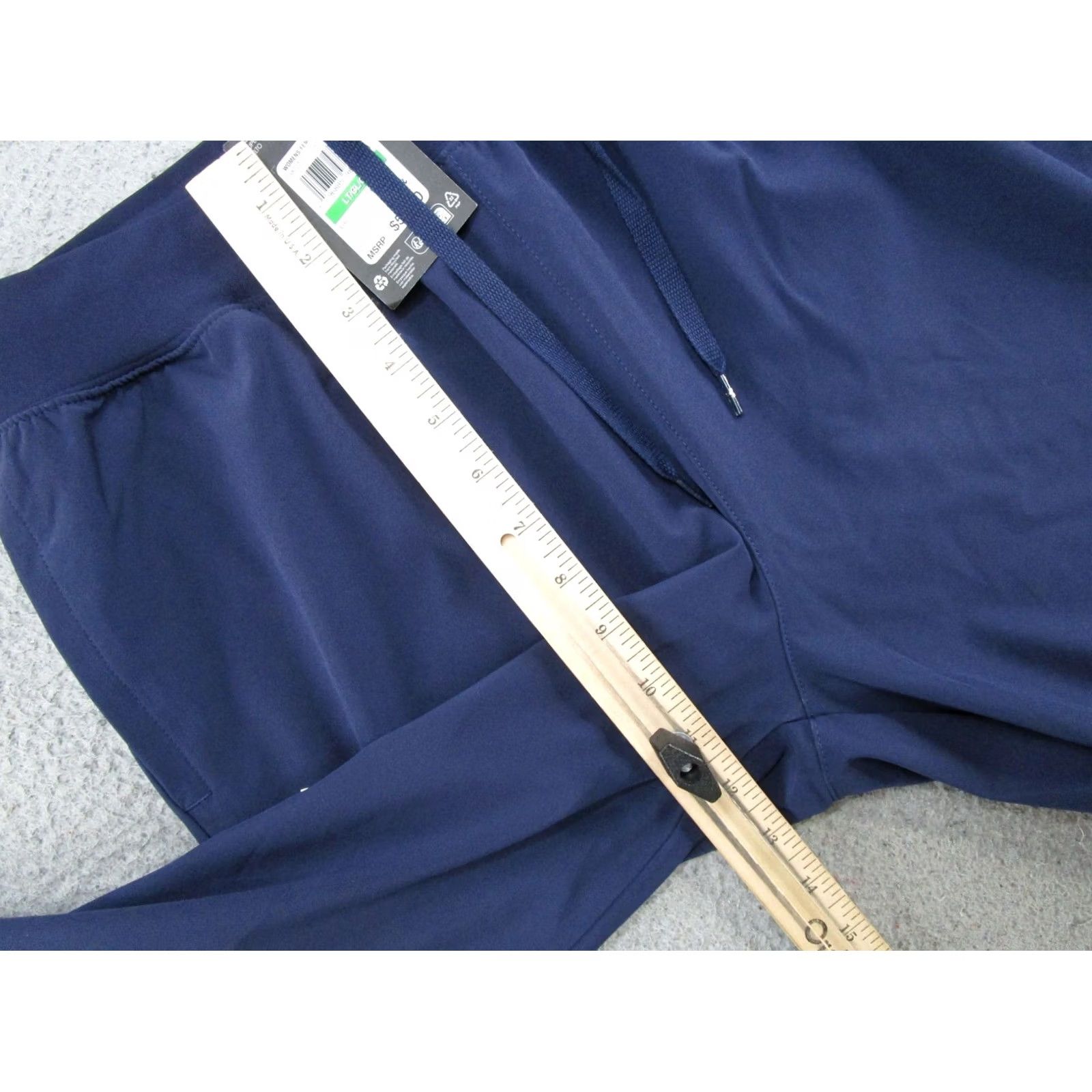 Under Armour Under Armour Women's Armoursport Woven Sweat Pants Tall L Navy Blue NEW Size 36" / US 14 / IT 50 - 6 Thumbnail